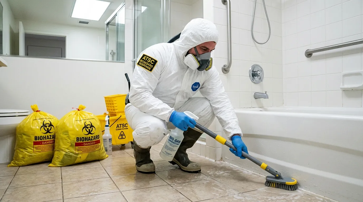 Decontamination equipment deployed for Blood Cleanup in Prairie View